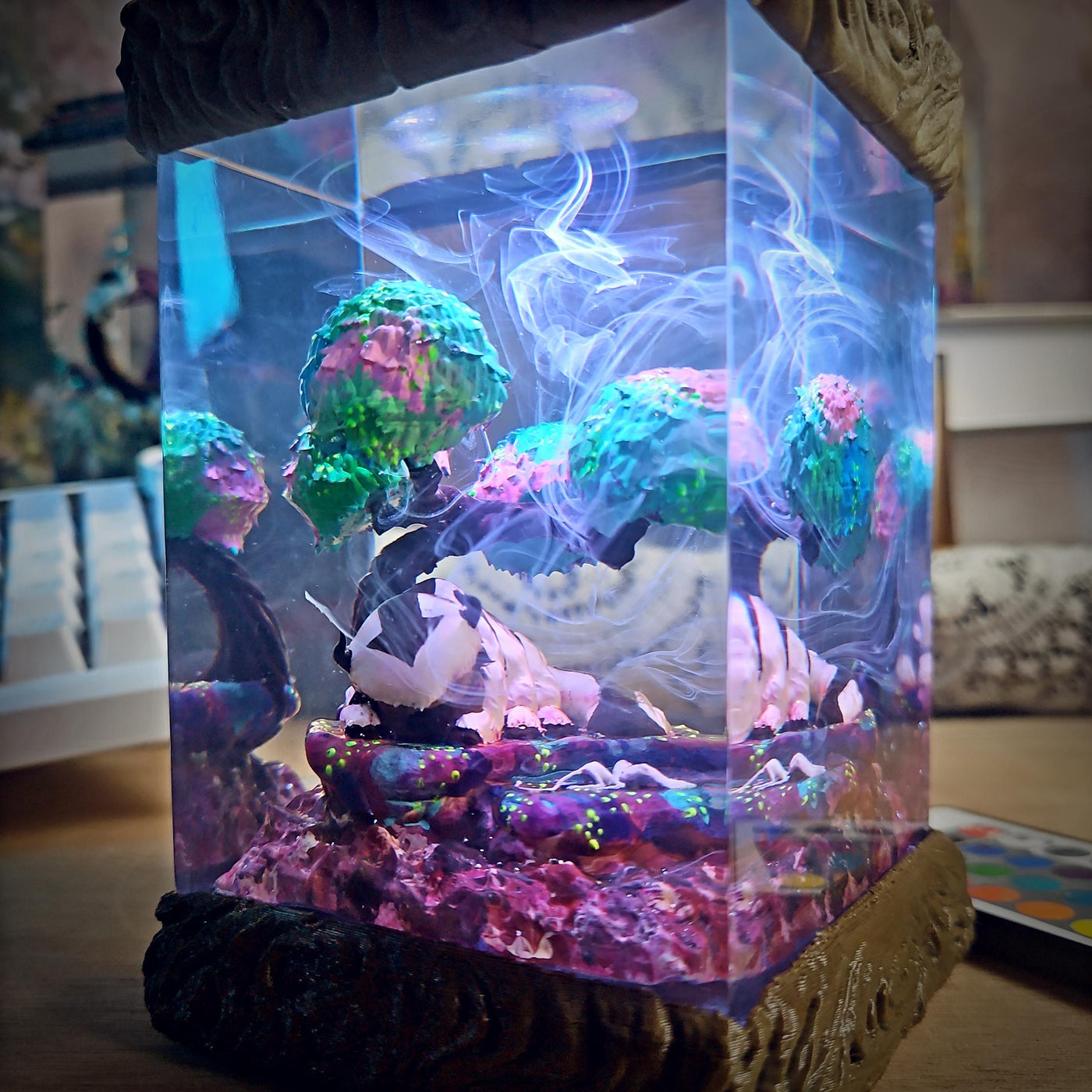 Pandaren World of Warcraft Resin Lamp