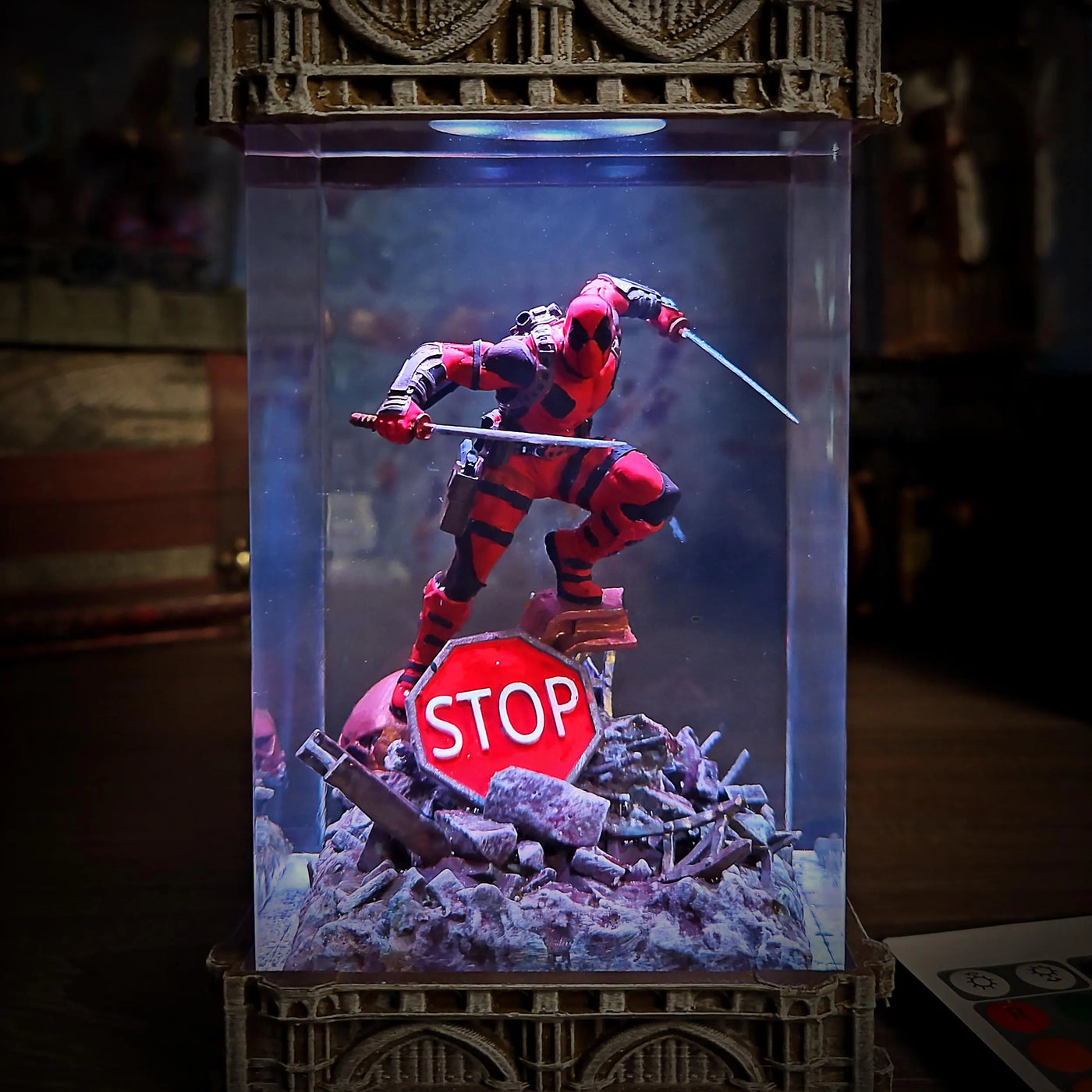Deadpool Resin Lamp