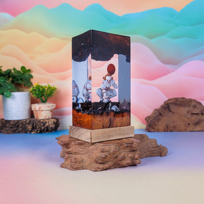 Horror Clown Resin Lamp