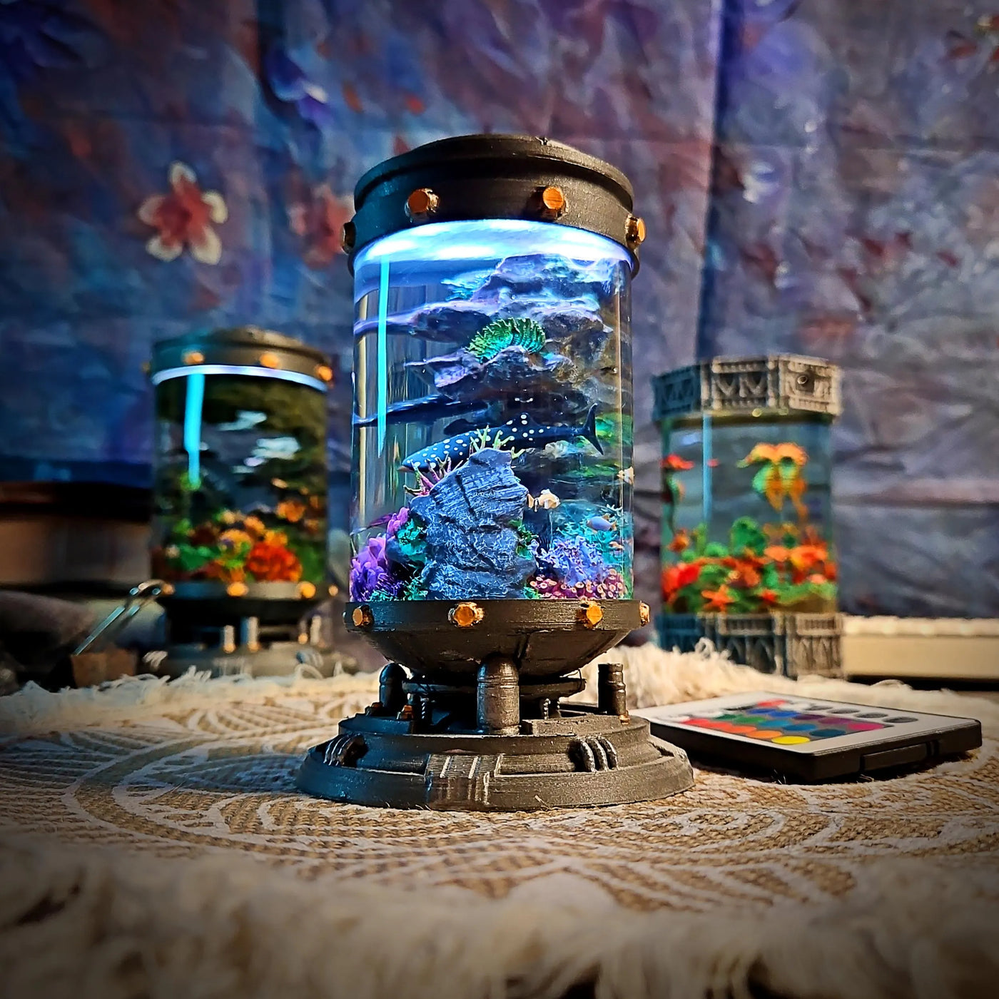 Whale Shark Ocean Diorama Resin Lamp