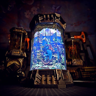 Velociraptor Jurassic Park Resin Lamp