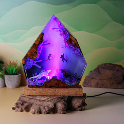 Kong vs Skar King Resin Lamp