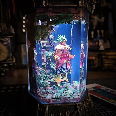 Broly Dragon Ball Resin Lamp