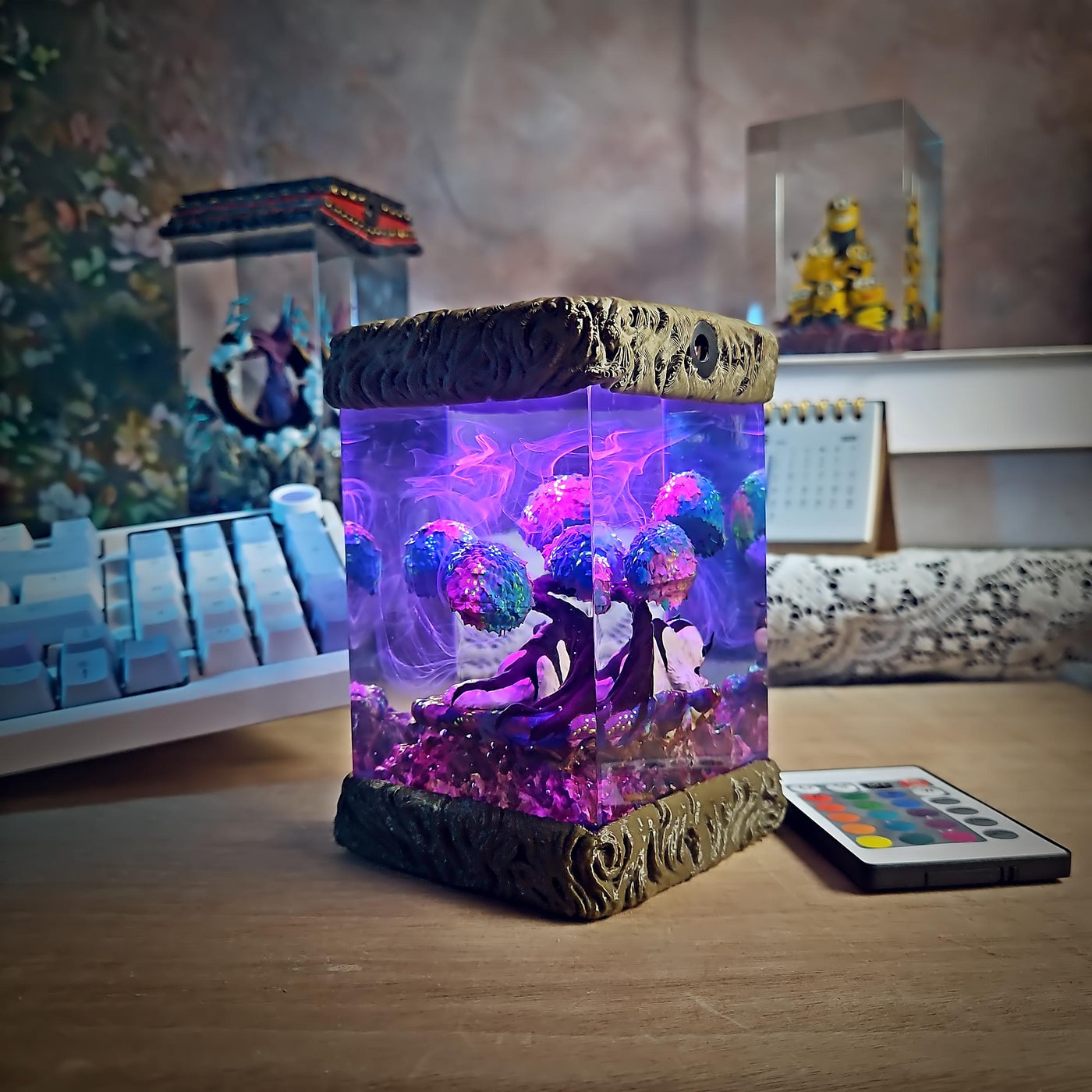 Pandaren World of Warcraft Resin Lamp