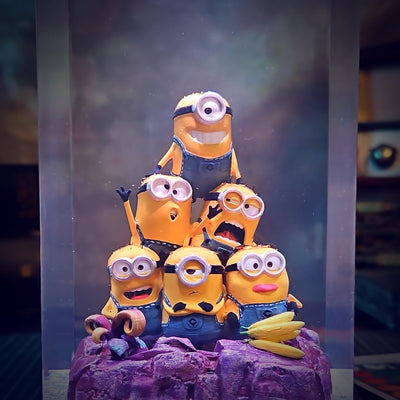 Minions Resin Lamp