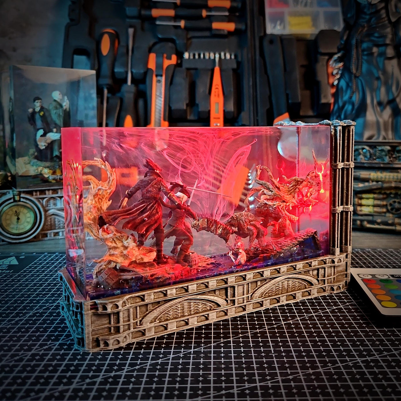 Hunter Bloodborne Resin Lamp