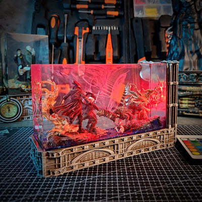 Hunter Bloodborne Resin Lamp