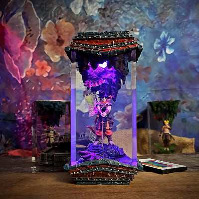 Goku Shogun Resin Lamp