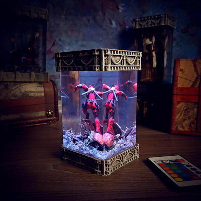 Deadpool Resin Lamp