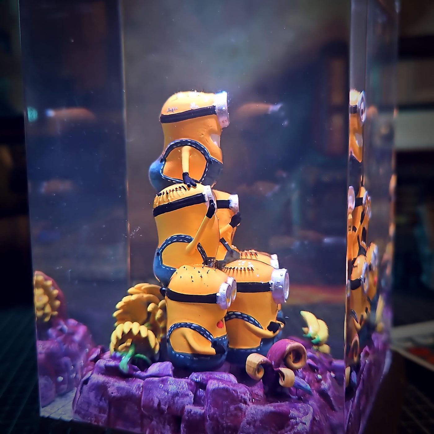 Minions Resin Lamp