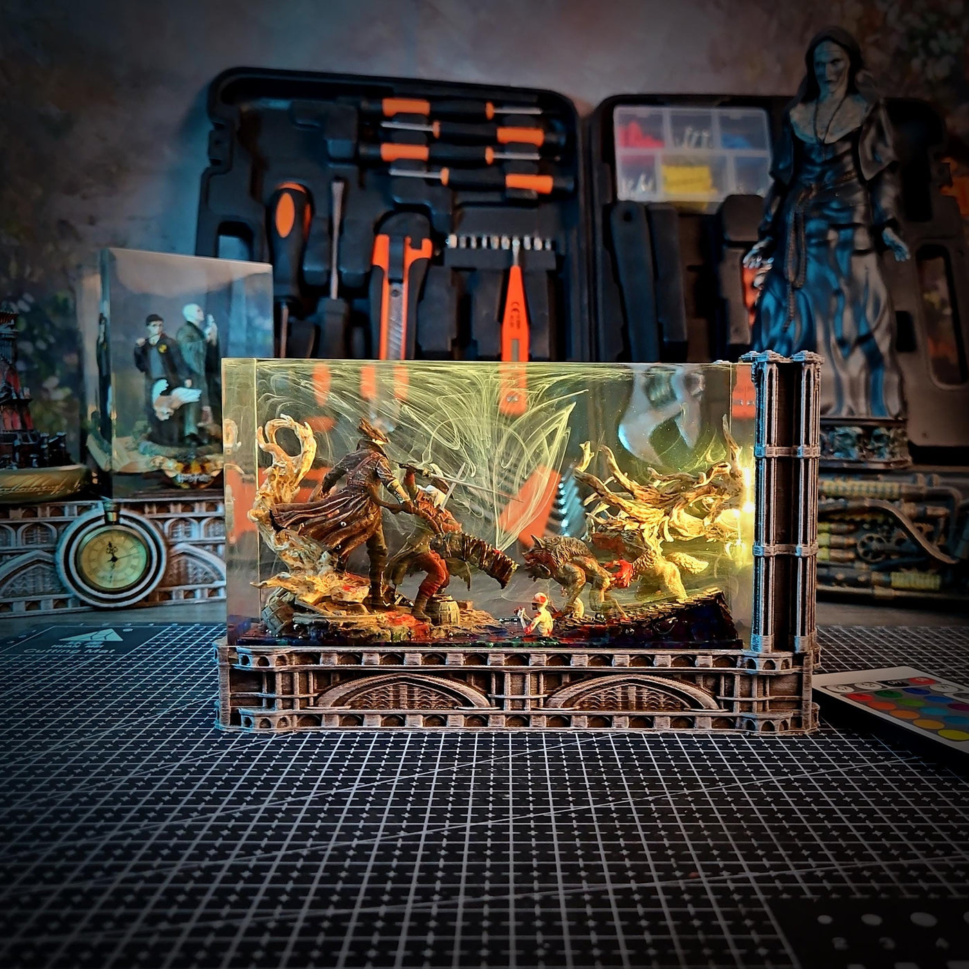 Hunter Bloodborne Resin Lamp