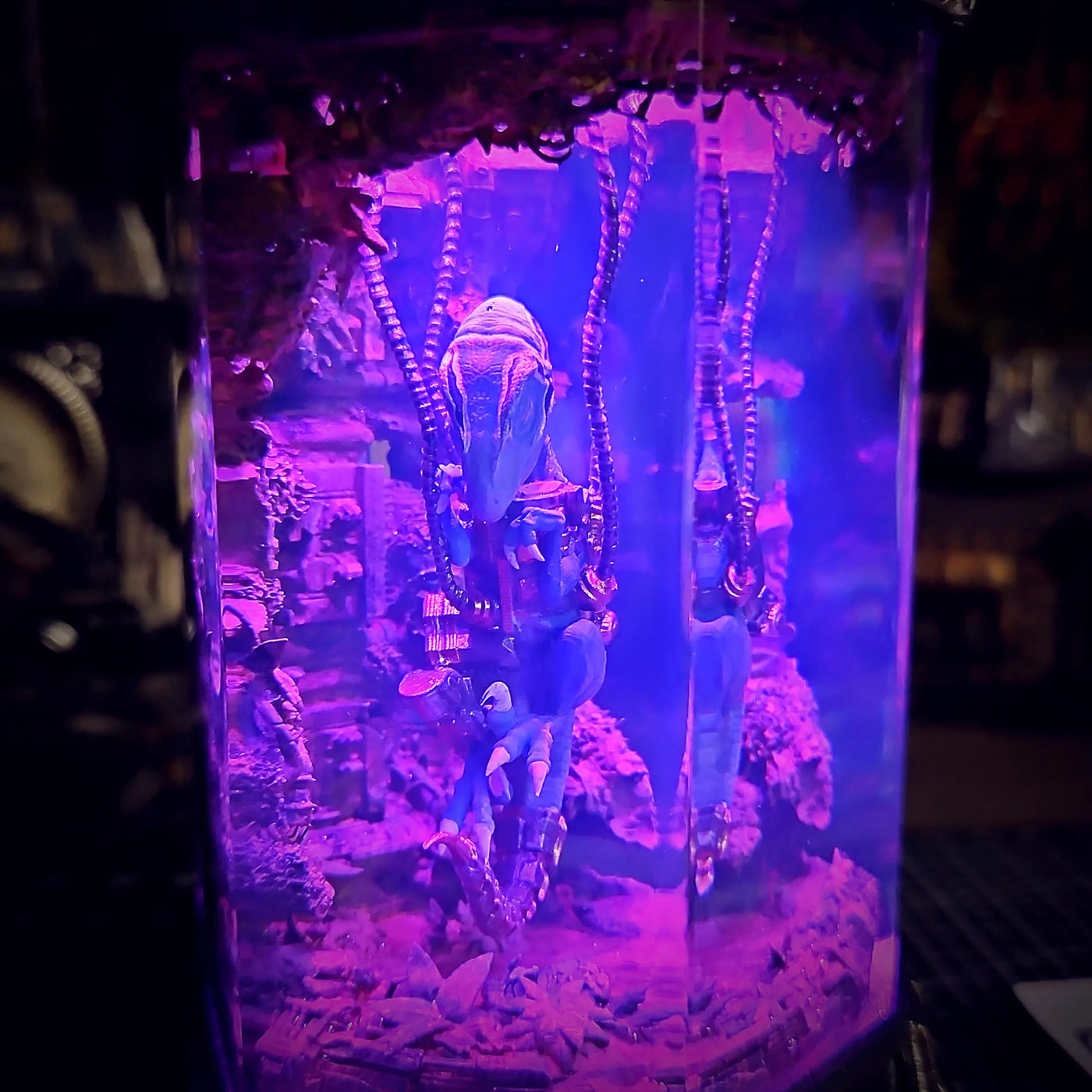 Velociraptor Jurassic Park Resin Lamp