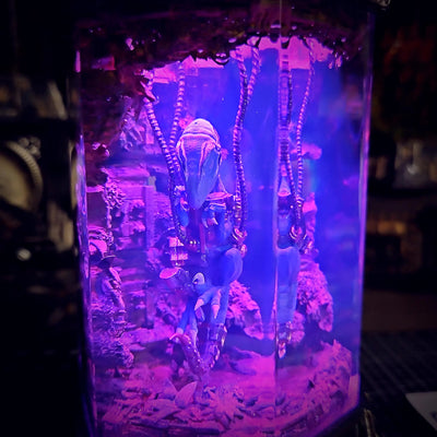 Velociraptor Jurassic Park Resin Lamp