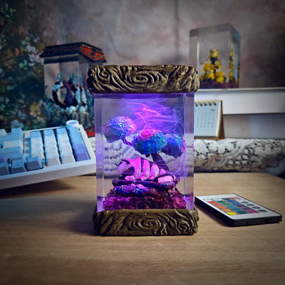 Pandaren World of Warcraft Resin Lamp