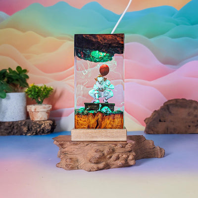 Horror Clown Resin Lamp