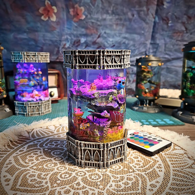 Dory and Crush Finding Nemo Resin Lamp