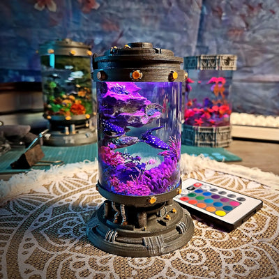 Whale Shark Ocean Diorama Resin Lamp