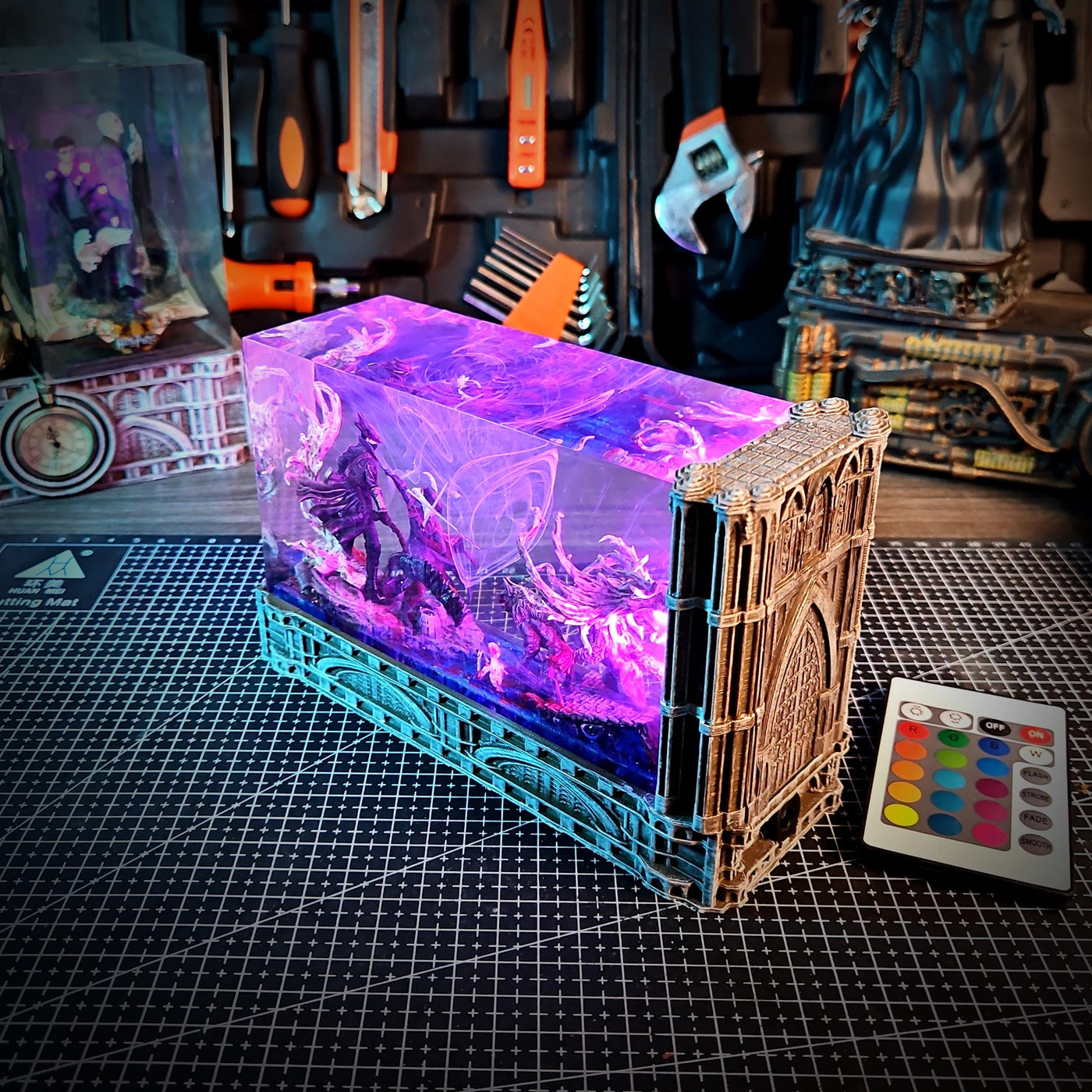 Hunter Bloodborne Resin Lamp