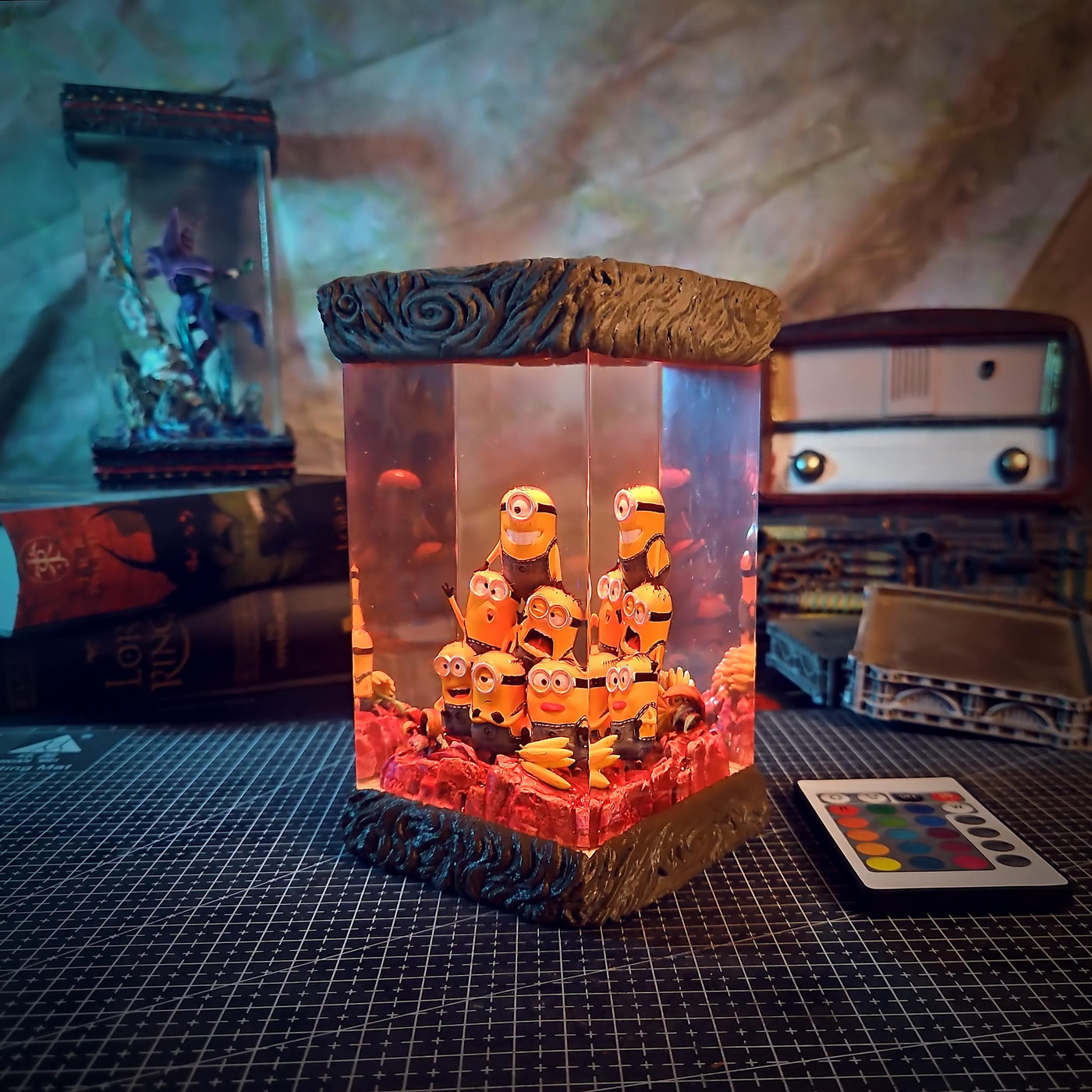 Minions Resin Lamp
