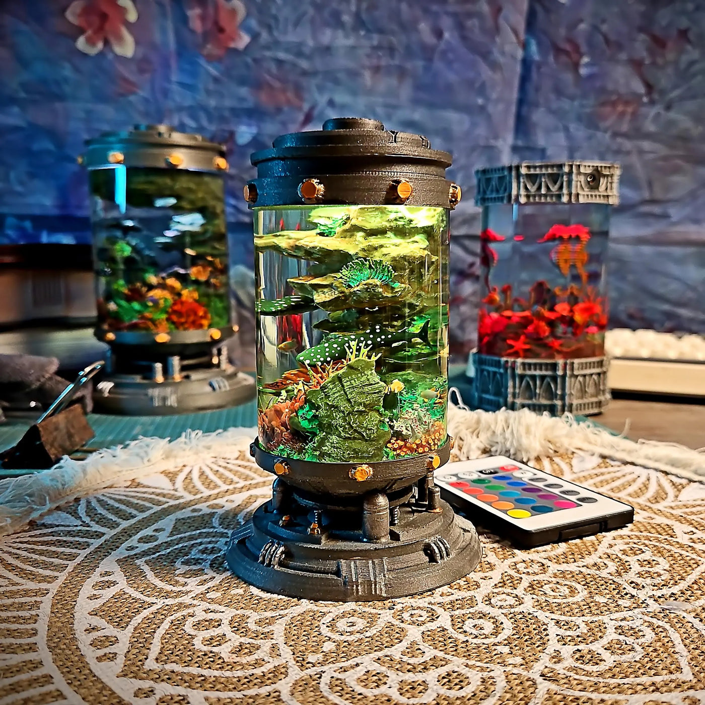 Whale Shark Ocean Diorama Resin Lamp