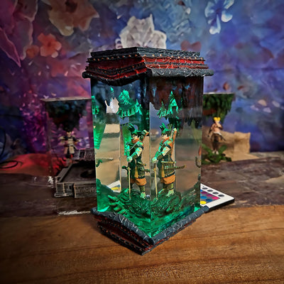 Goku Shogun Resin Lamp