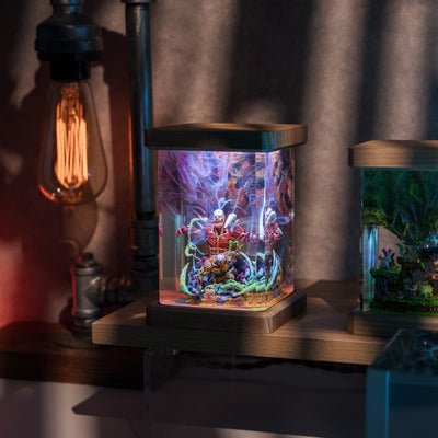 Attack on Titan Colossal & Armored Resin Lamp