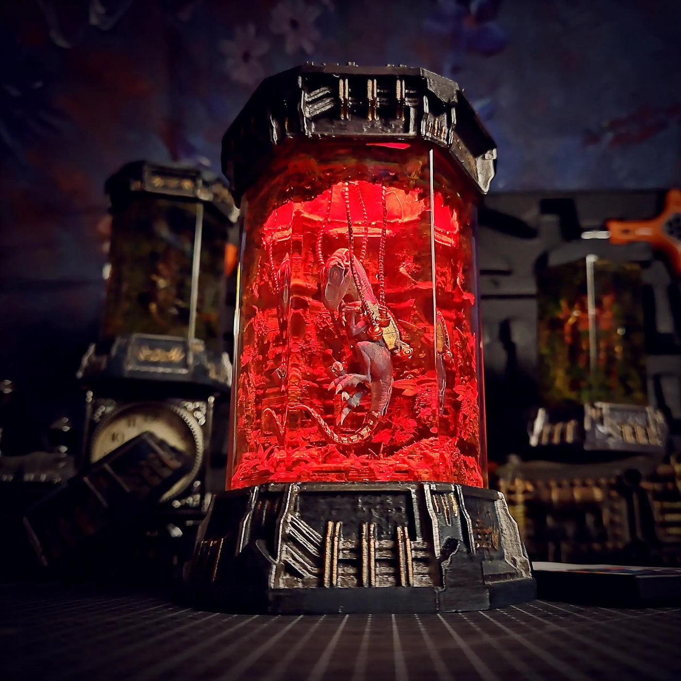 Velociraptor Jurassic Park Resin Lamp