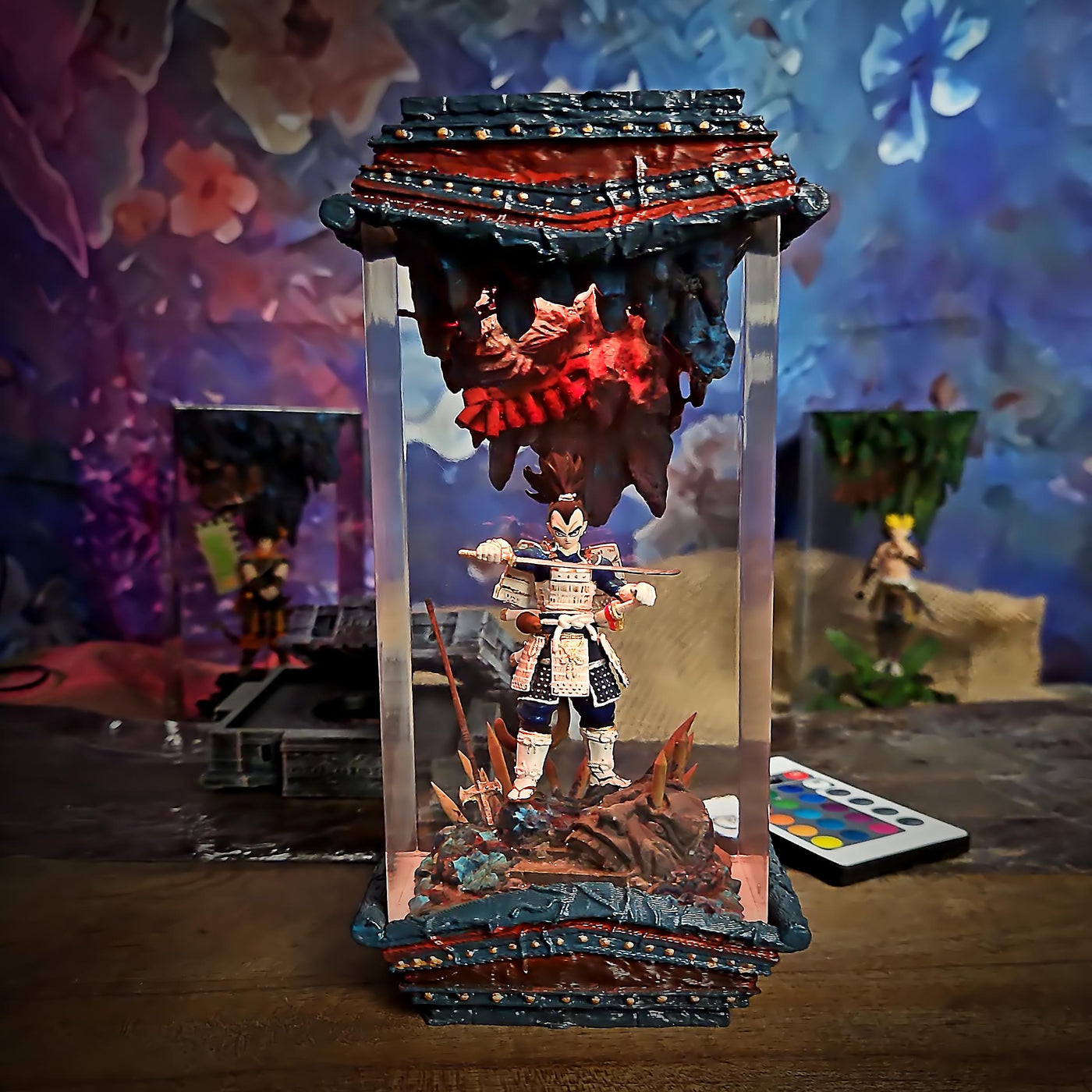 Vegeta Shogun Resin Lamp