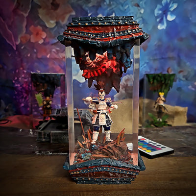 Vegeta Shogun Resin Lamp