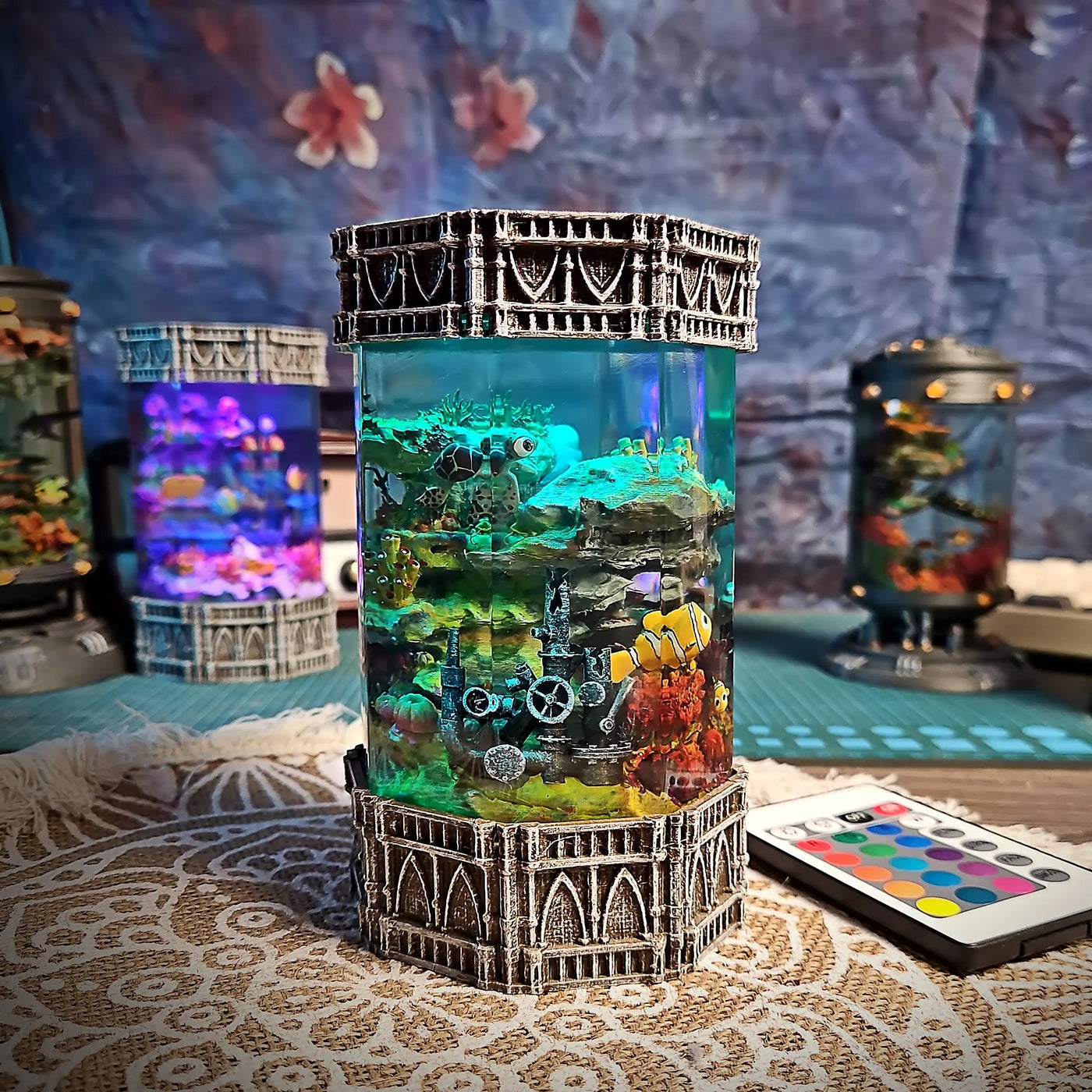 Dory and Crush Finding Nemo Resin Lamp