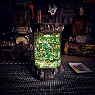 Velociraptor Jurassic Park Resin Lamp