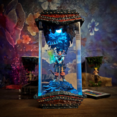 Goku Shogun Resin Lamp
