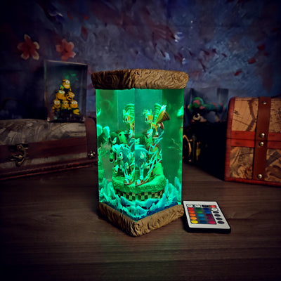 Sonic Resin Lamp