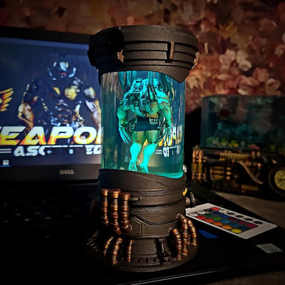 Wolverine Chamber Resin Lamp