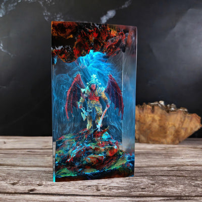 Angron Warhammer 40k Resin Lamp