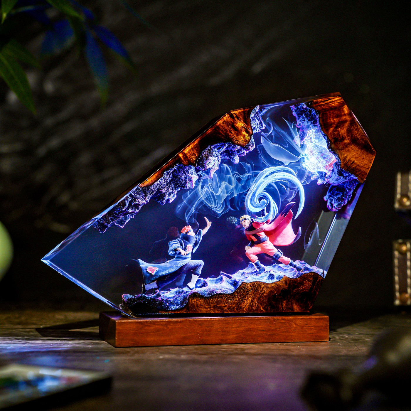 Naruto Shippuden vs Pain Akatsuki Resin Lamp