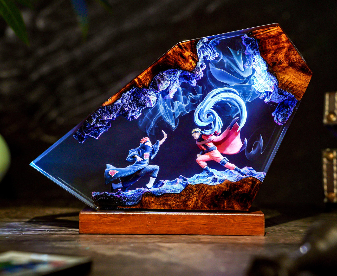 Naruto Shippuden vs Pain Akatsuki Resin Lamp