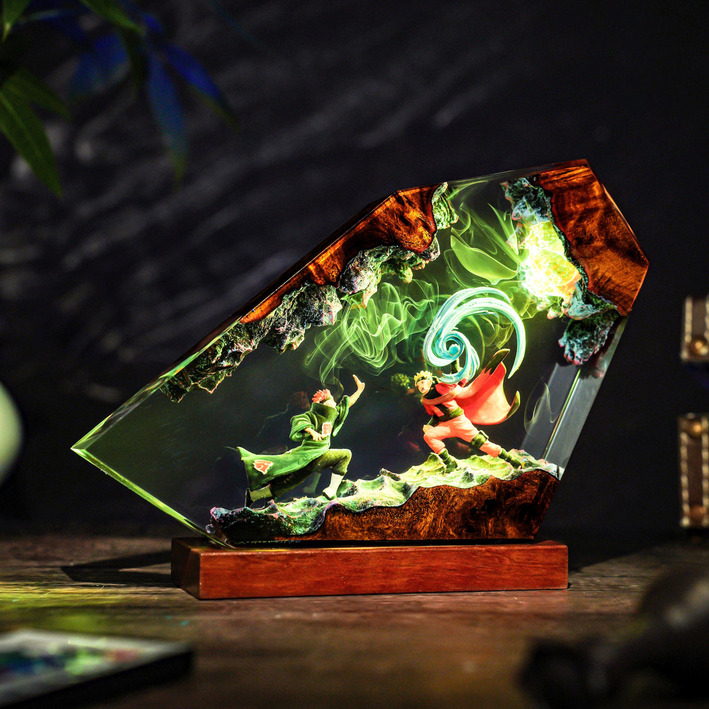 Naruto Shippuden vs Pain Akatsuki Resin Lamp