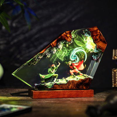 Naruto Shippuden vs Pain Akatsuki Resin Lamp