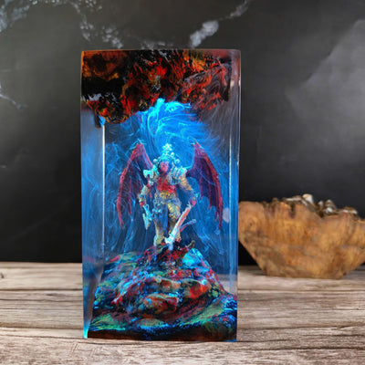 Angron Warhammer 40k Resin Lamp