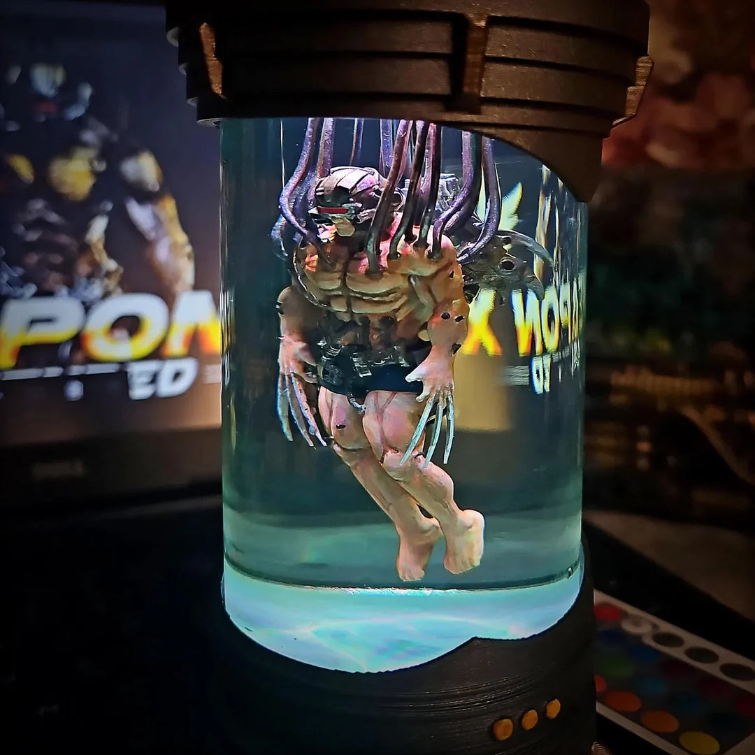Wolverine Chamber Resin Lamp