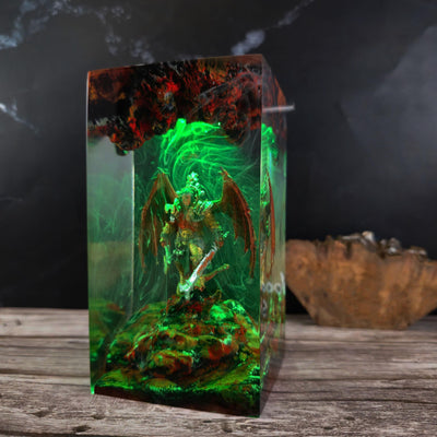 Angron Warhammer 40k Resin Lamp