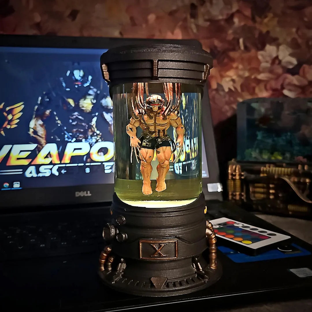 Wolverine Chamber Resin Lamp