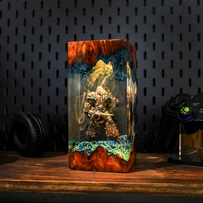Arthas Menethil Warcraft Epoxy Night Lamp