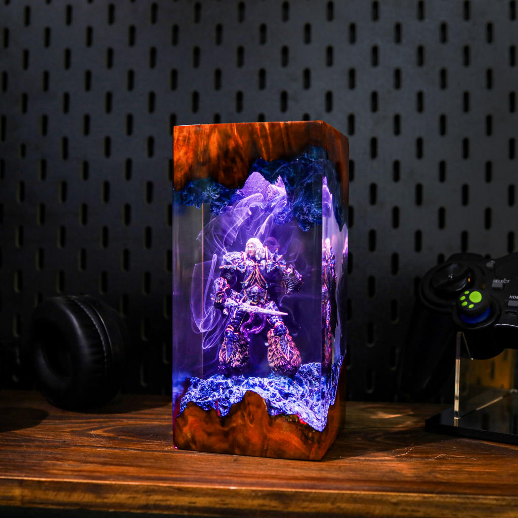 Arthas Menethil Warcraft Epoxy Night Lamp