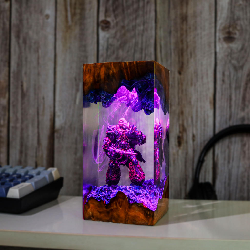 Arthas Menethil Warcraft Epoxy Night Lamp