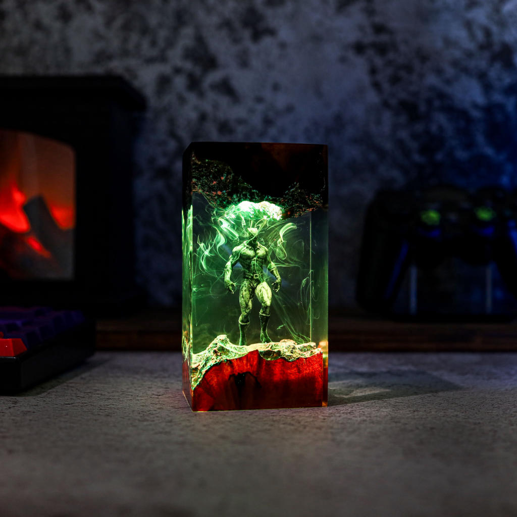 Black Panther Resin Epoxy Night Light