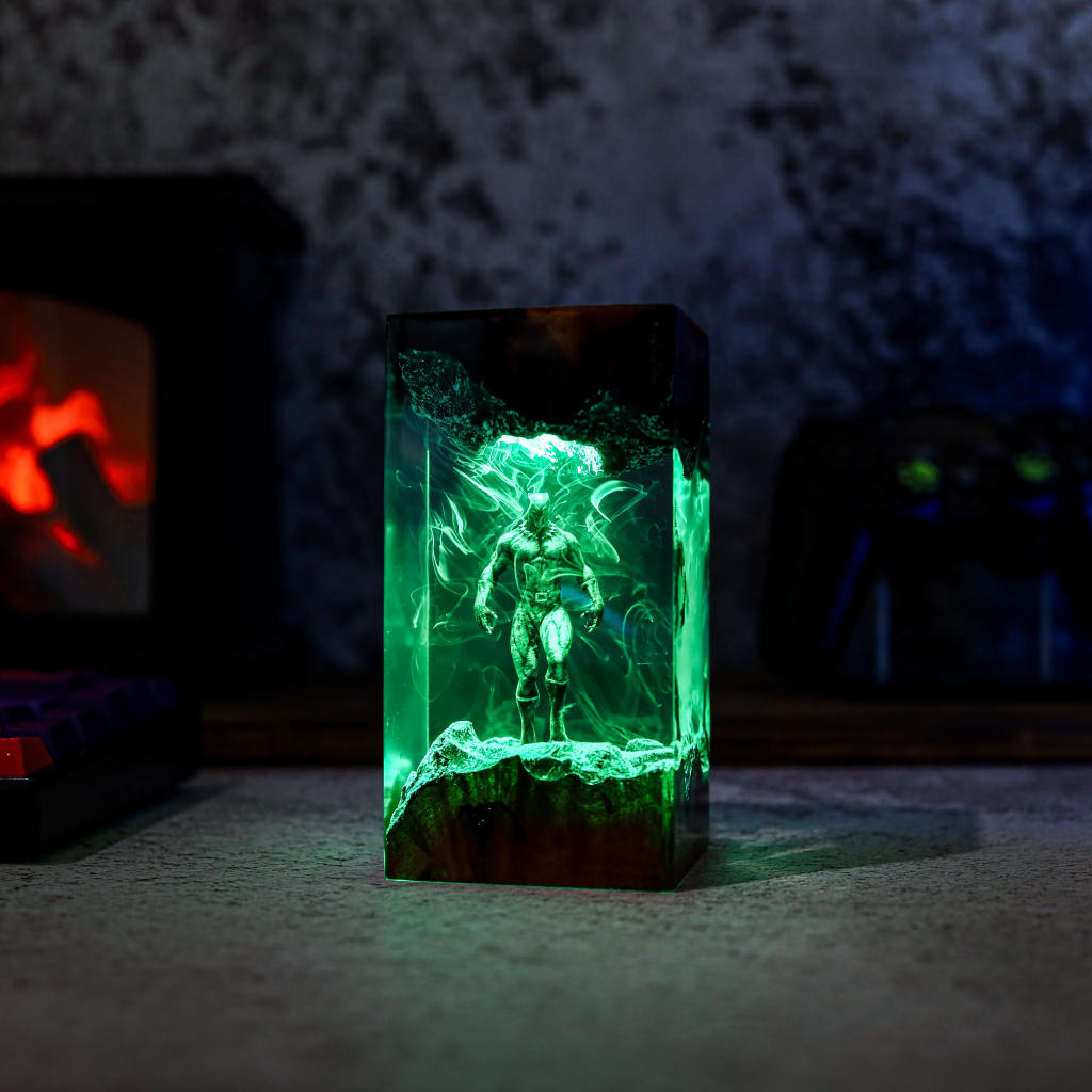 Black Panther Resin Epoxy Night Light