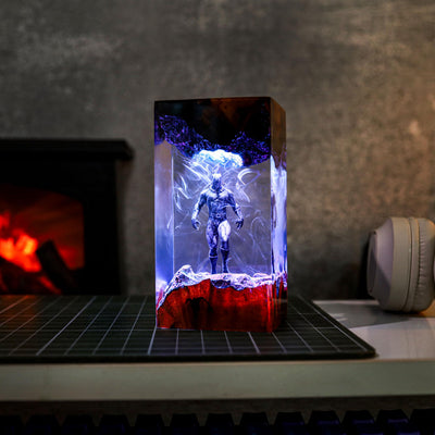 Black Panther Resin Epoxy Night Light