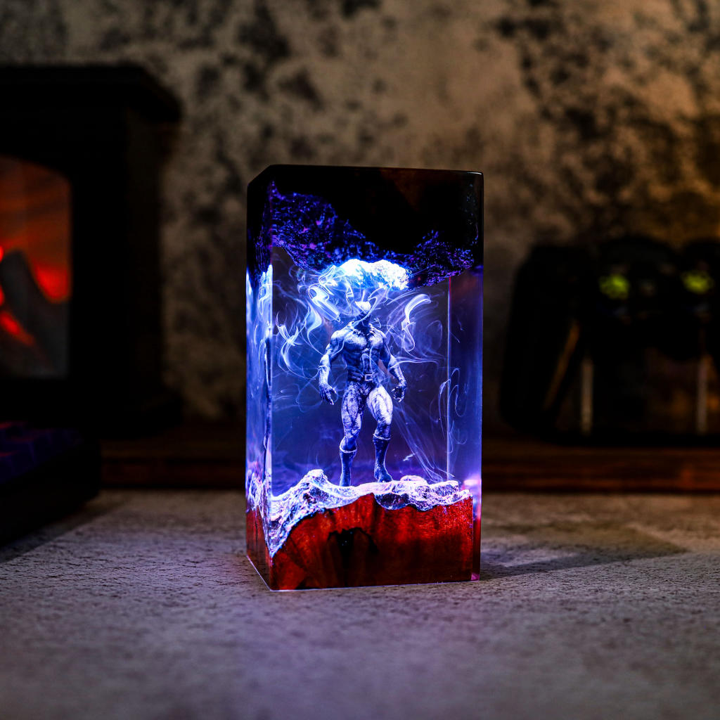 Black Panther Resin Epoxy Night Light